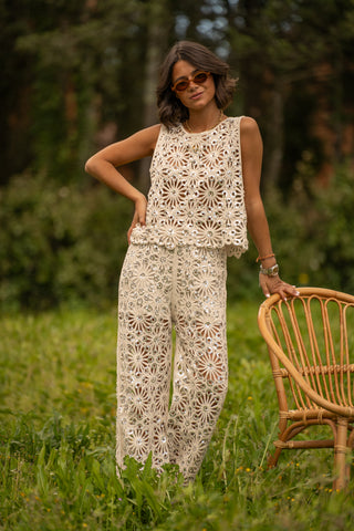 Ensemble en crochet & sequins