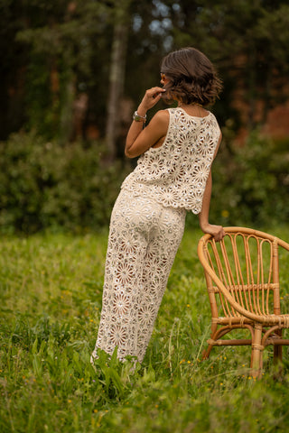 Ensemble en crochet & sequins