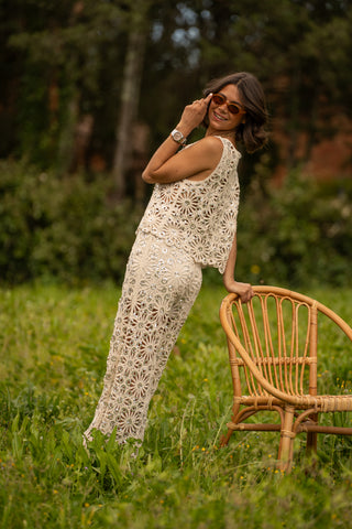 Ensemble en crochet & sequins