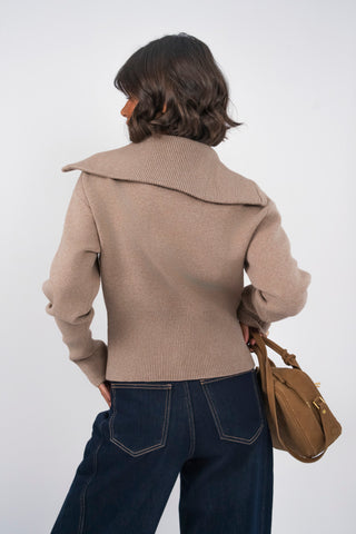 Gilet ZIP beige
