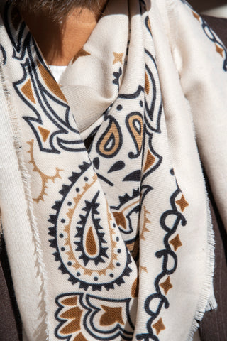 Écharpe BANDANA beige