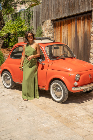 Robe ESMÉE vert olive