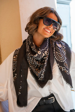 Écharpe BANDANA noir