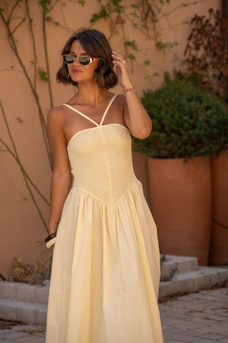 Robe EMPIRE jaune