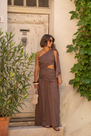 Robe JULIANE chocolat