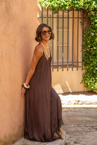 Robe JENNA chocolat