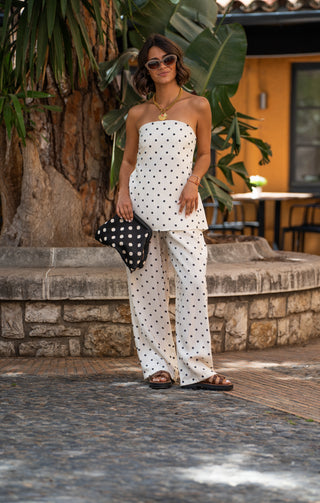 Pochette à POIS noir&blanc