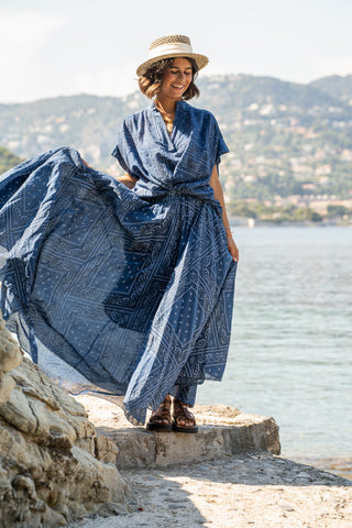 Blouse BANDANA bleu