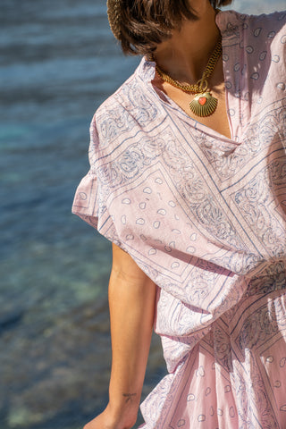 Blouse BANDANA rose