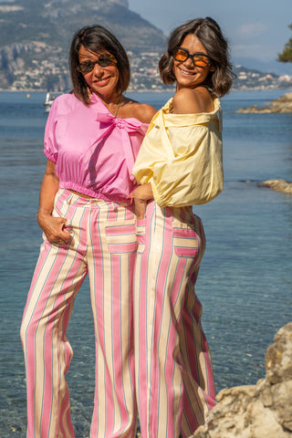 Blouse ballon jaune