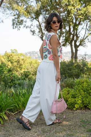 Pantalon BALLON blanc