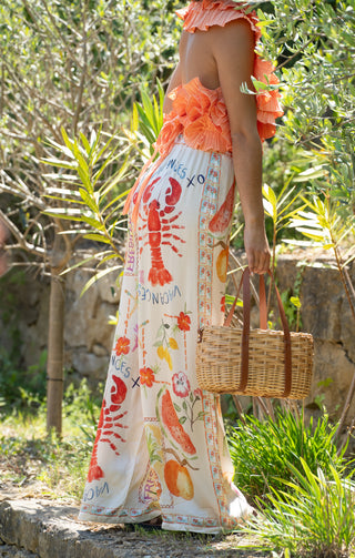 Panier en osier chocolat