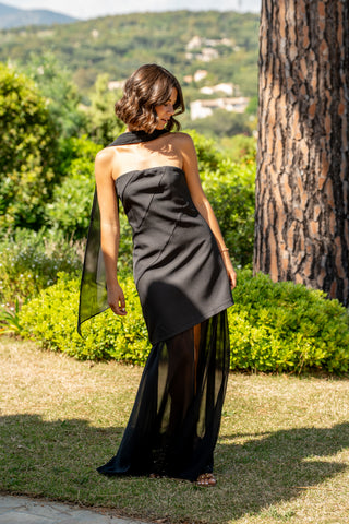Robe BUSTIER noir