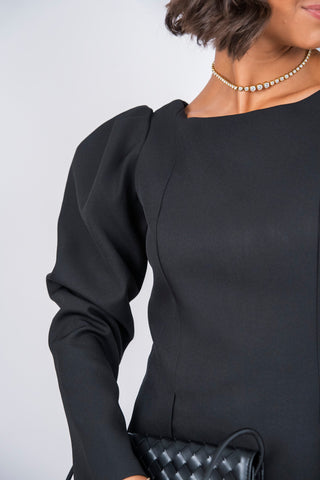 Top VICTORIA noir dos nu elenza