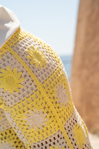 Pantalon CROCHET jaune