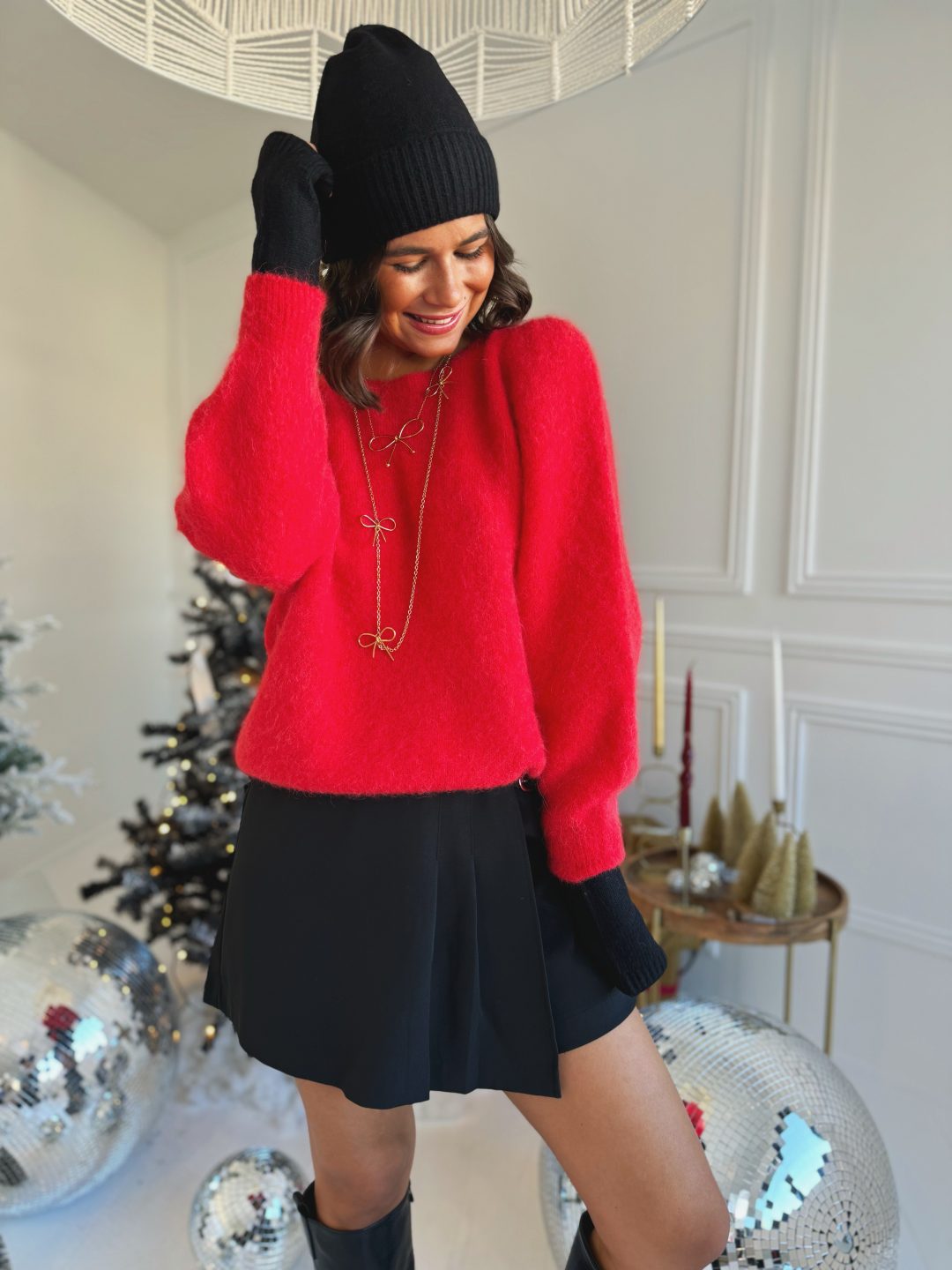 Pull LOVELY rouge