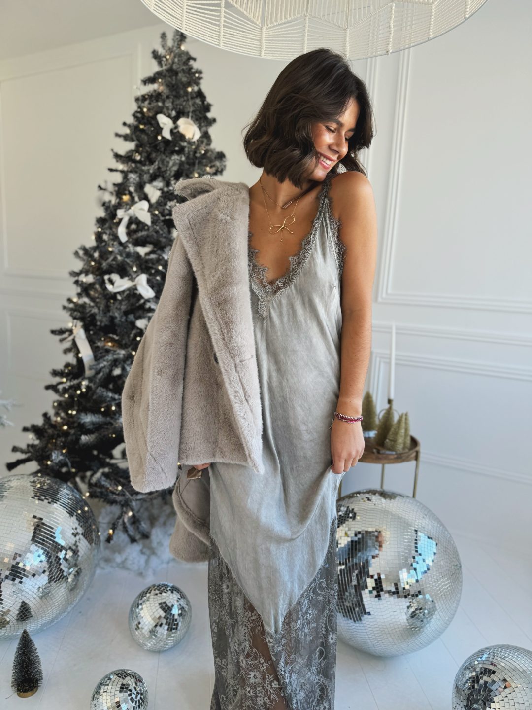 Robe VENDÔME taupe