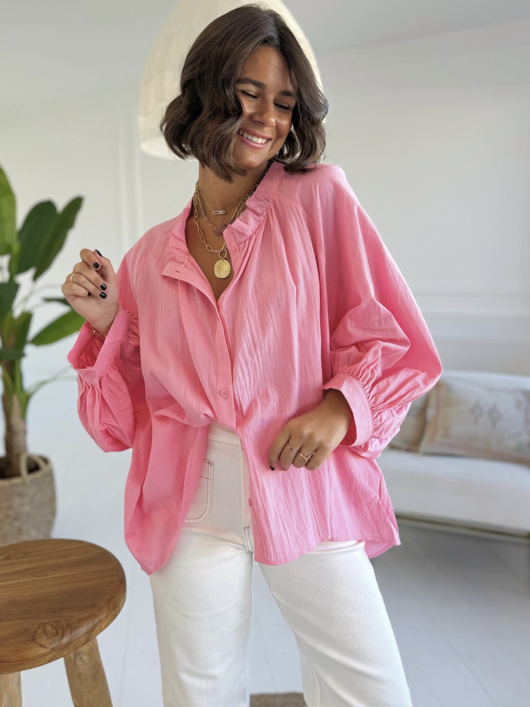 Blouse ROMANE rose – Image 3