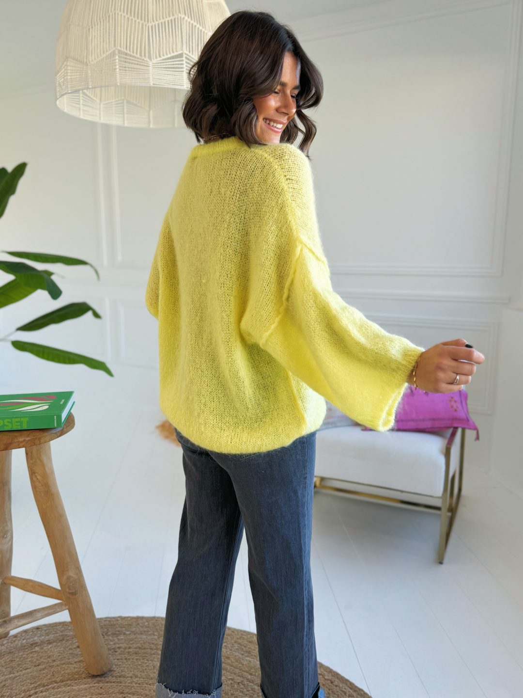 Pull PASTEL jaune – Image 3