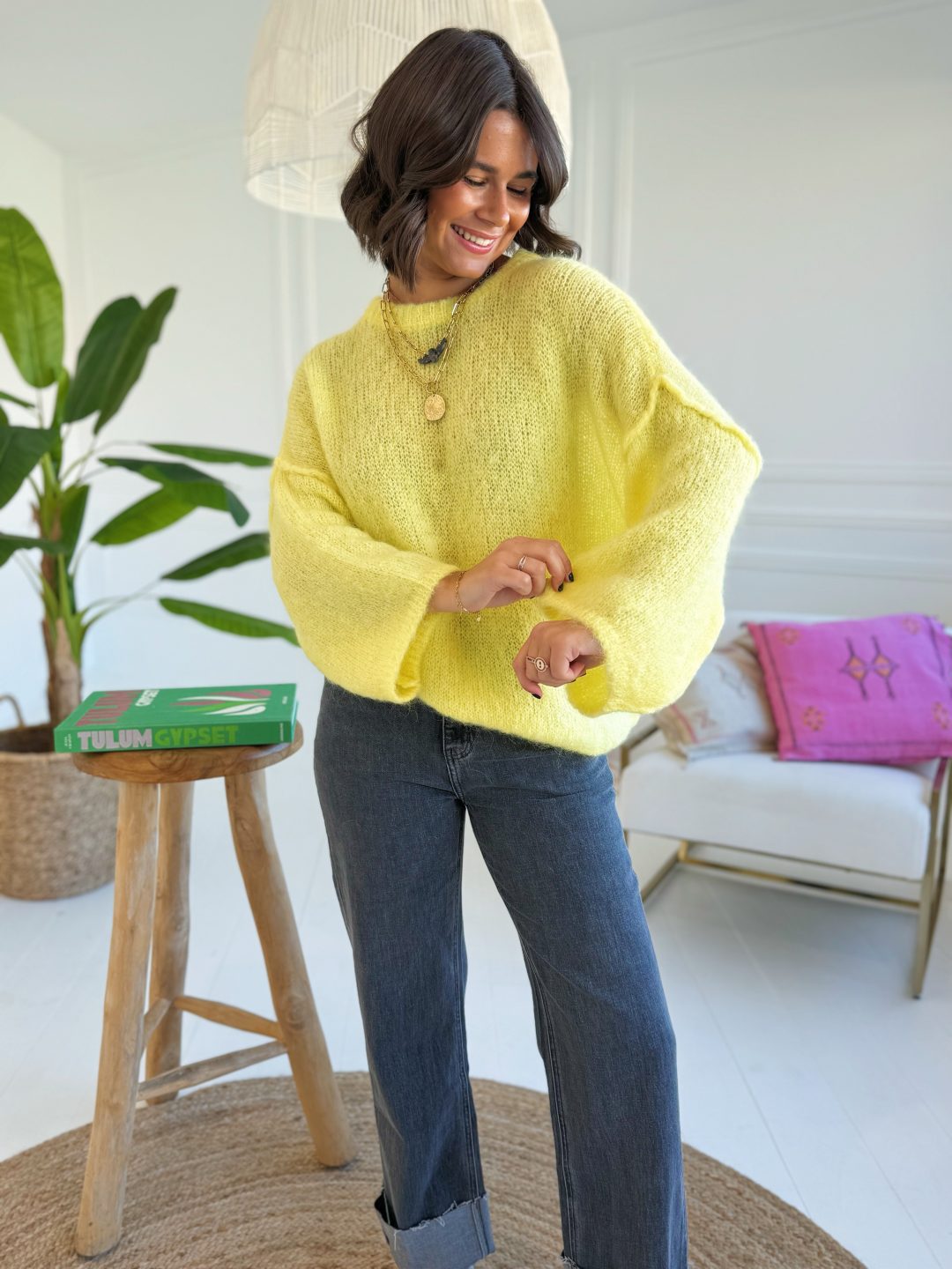 Pull PASTEL jaune