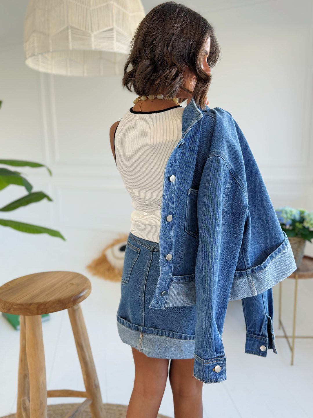 Jupe courte DENIM – Image 3