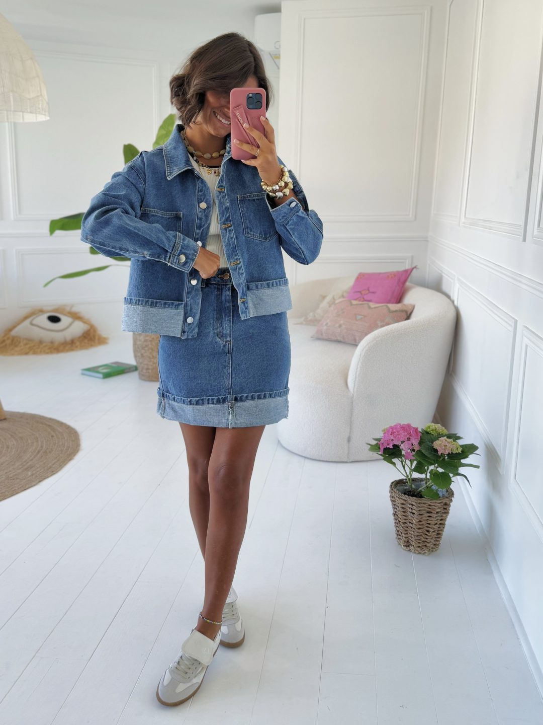 Jupe courte DENIM