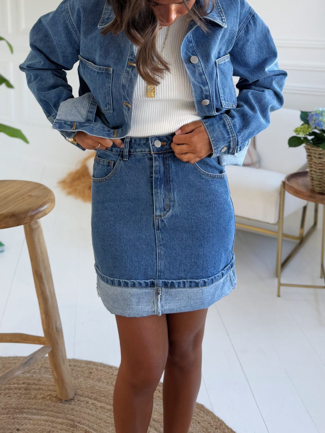 Jupe courte DENIM – Image 2