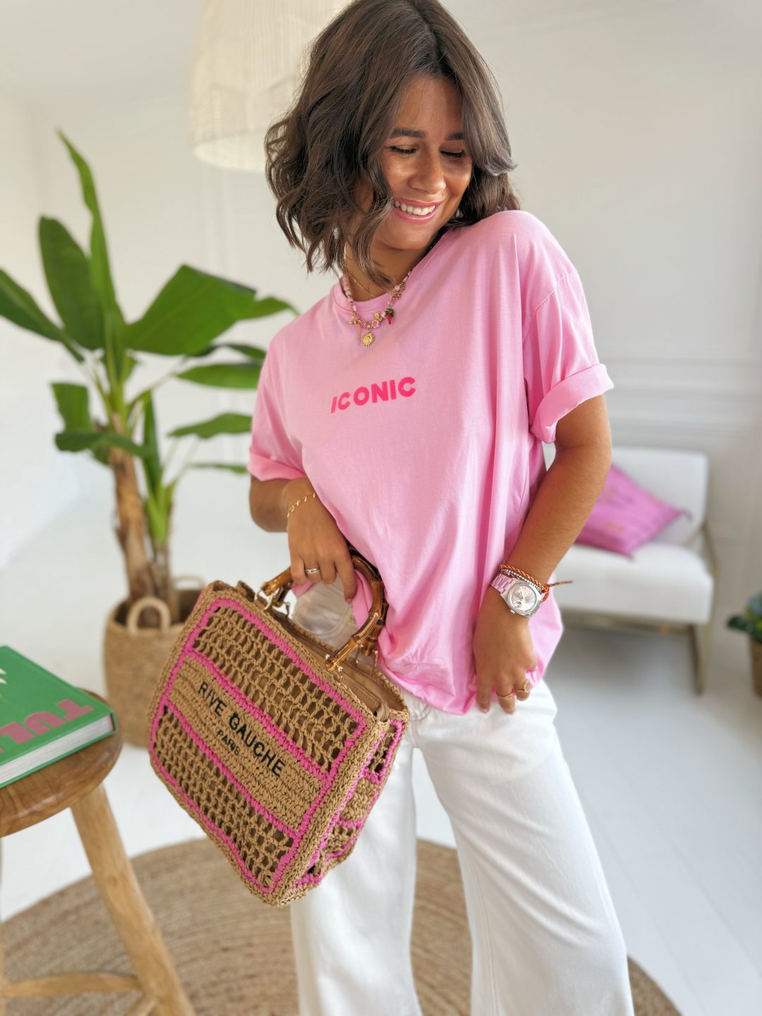 Tee-shirt ICONIC rose – Image 2