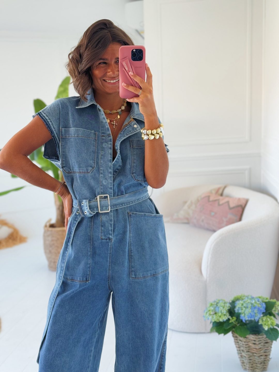 Combinaison oversize en jean – Image 2