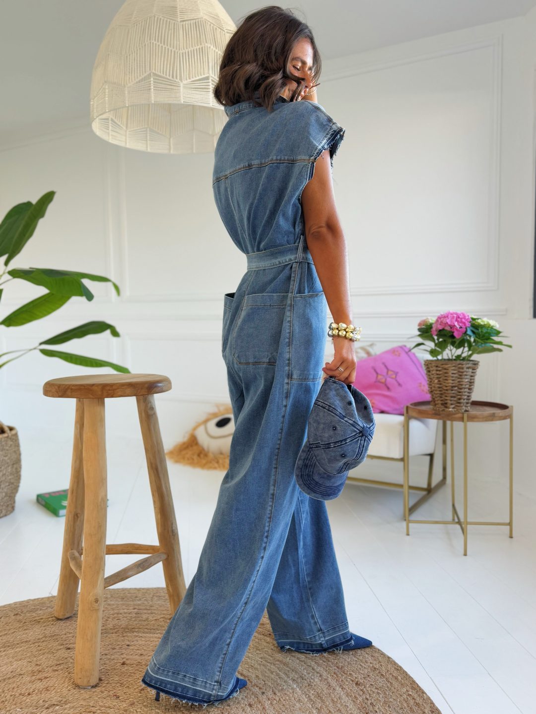 Combinaison oversize en jean – Image 3