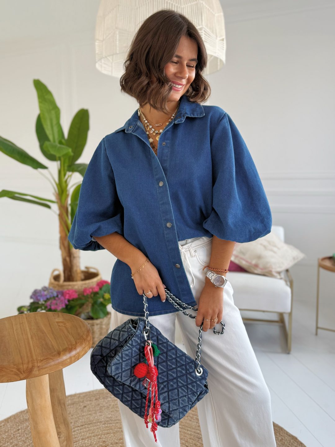 Chemise GIGI en jean – Image 2